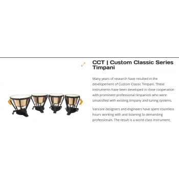 Trống Vancore Concert Series Timpani - CCT   Custom Classic Series Timpani